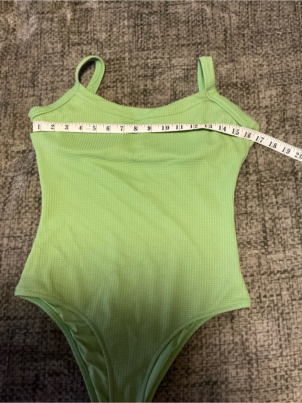 Mint Condition 🌿 Aerie One-Piece Cheeky Swimsuit | Ribbed Texture | Size M Long - Picture 5 of 5